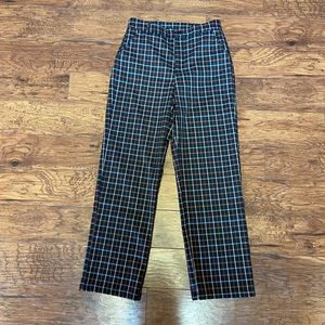70’s style plaid pants size 28